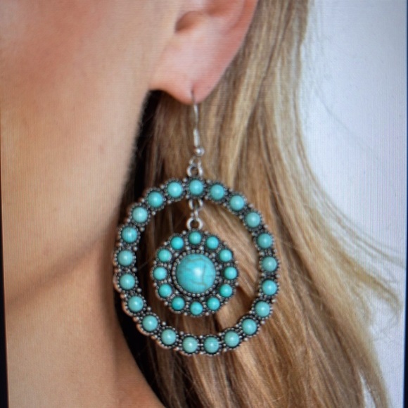 Blue Earrings - Picture 1 of 5
